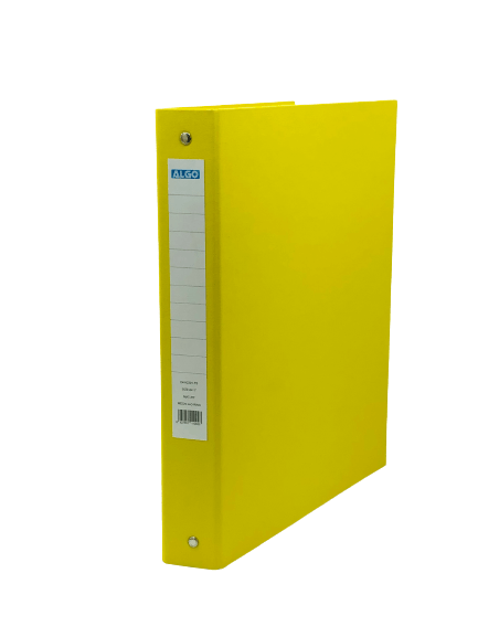 Classeurs à anneaux ALGO A4 couleur : Jaune